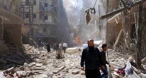 At least 34 killed in new attacks in Syrian city of Aleppo